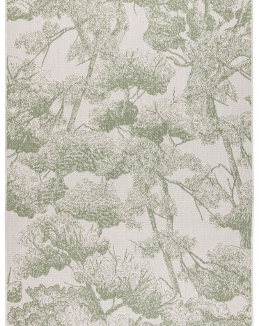 Ковер бельгийский B097-P701 LINEO (Полипропилен, зеленый, кремовый)