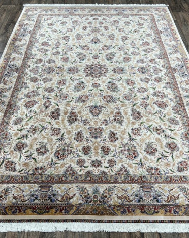 Иранский ковер Iran Qum Iran(Шелк - Модал, кремовый)