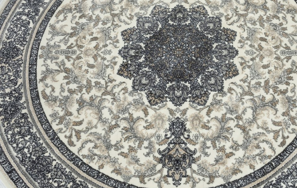 Ковер 752305 - 000 - Круг - коллекция KASHAN