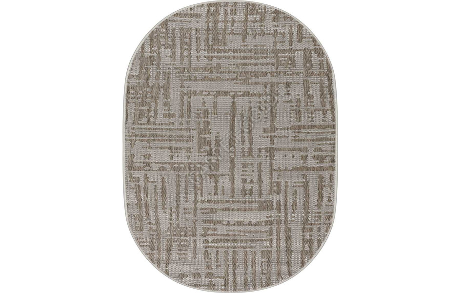 Безворсовый ковер SZ5203A2O OVAL 34 Циновка Тпе