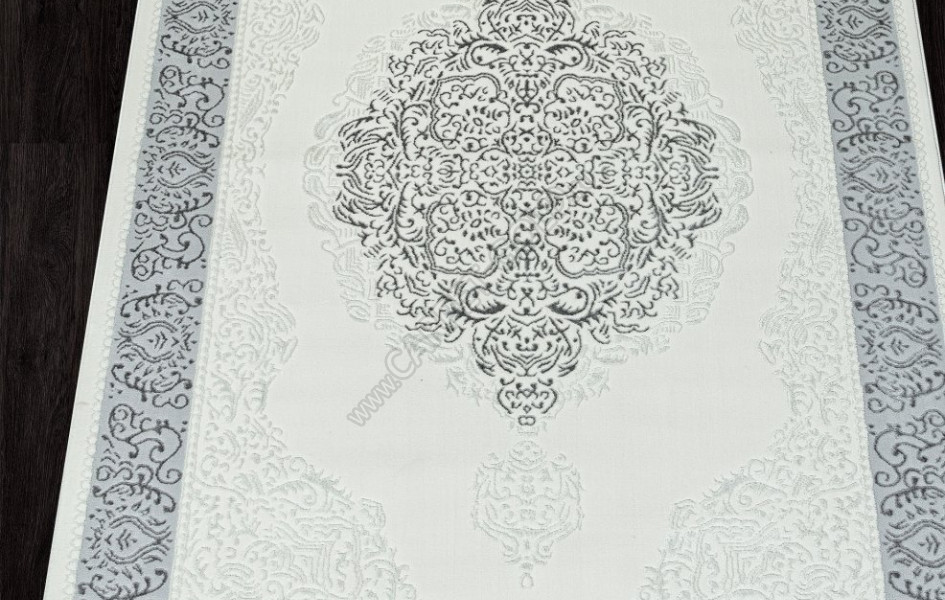 Ковер 00759B - CREAM HB / GREY FDY - Прямоугольник - коллекция SAHARA