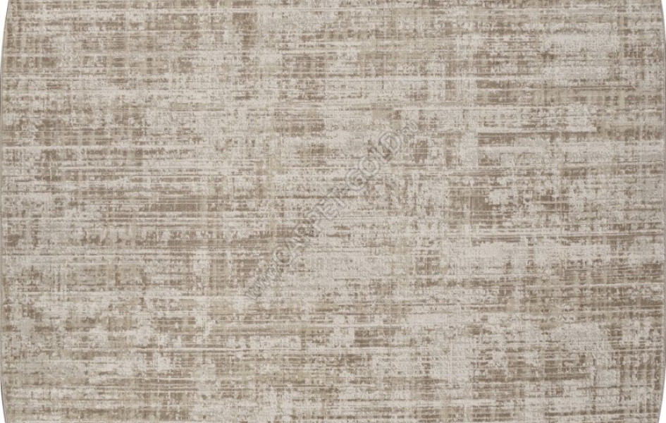 Ковер F415AE - BEIGE / L.BROWN - Овал - коллекция AFINA