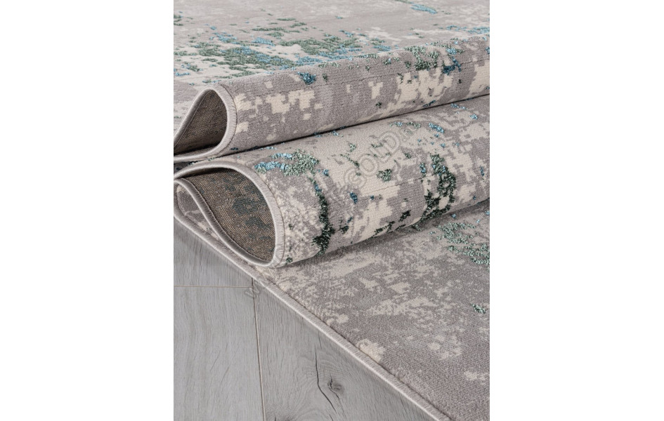 Ковер F477 - GRAY-BLUE - Прямоугольник - коллекция LIMAN